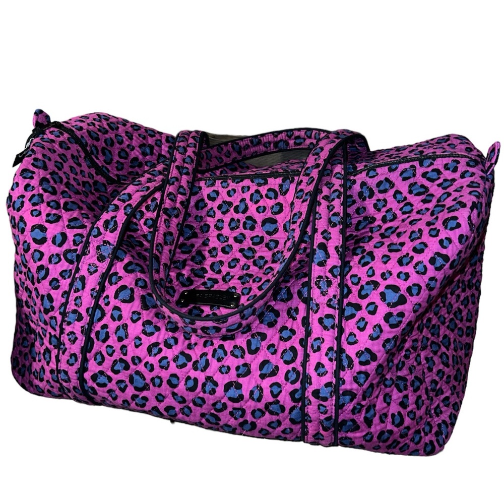 Vera Bradley Womens Large Duffel Zebra One Size - Picture 8 of 8